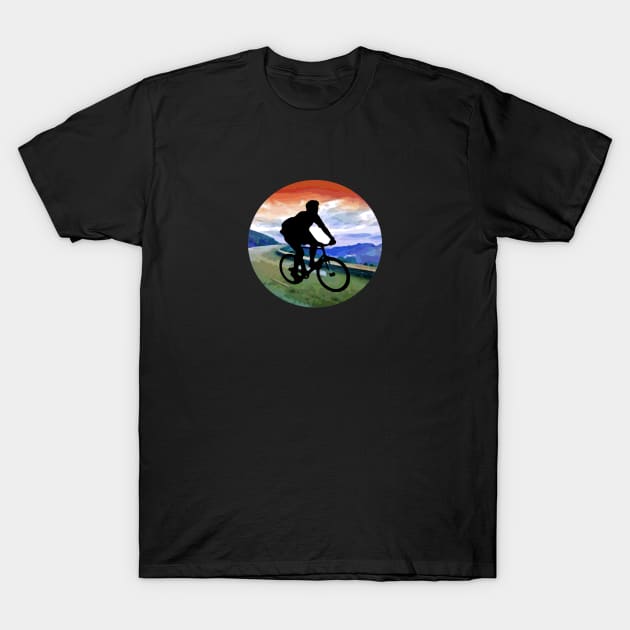 Biking T-Shirt by SandraKC